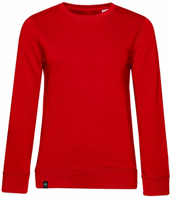 BAC W32B ― Weiches Damen Bio-Baumwolle Sweatshirt - Rot Schn?ppchen – Bild 2