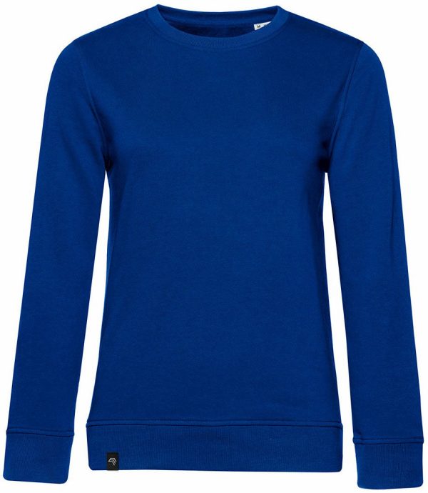 BAC W32B ― Weiches Damen Bio-Baumwolle Sweatshirt - Royal Blau Im Angebot – Bild 2