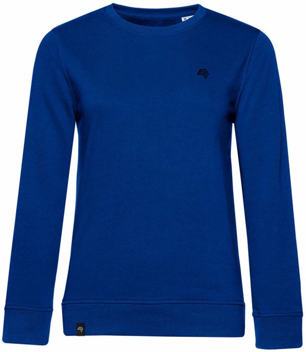 BAC W32B ― Weiches Damen Bio-Baumwolle Sweatshirt - Royal Blau Im Angebot