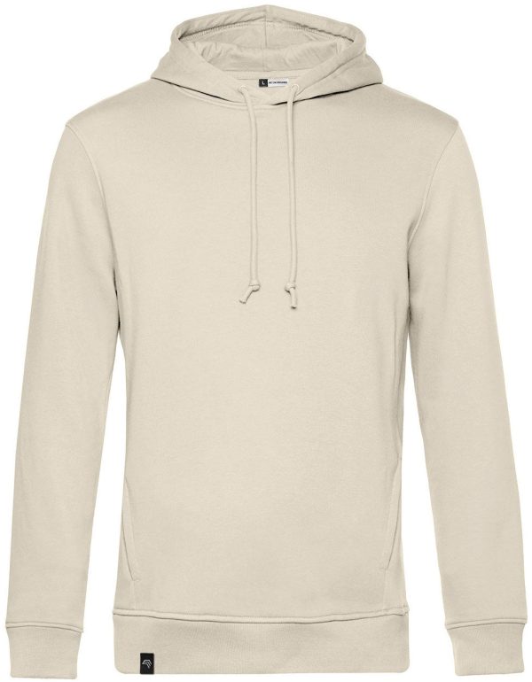 BAC U33B ― Weicher Herren Bio-Baumwolle Hoodie - Natural Weiß Rabatt – Bild 2