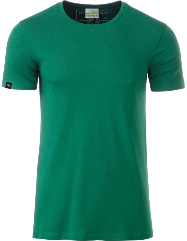― % ― JAN 8008  ― Herren Bio-Baumwolle T-Shirt - Irish Grün [XL] Online-Verkauf – Bild 2