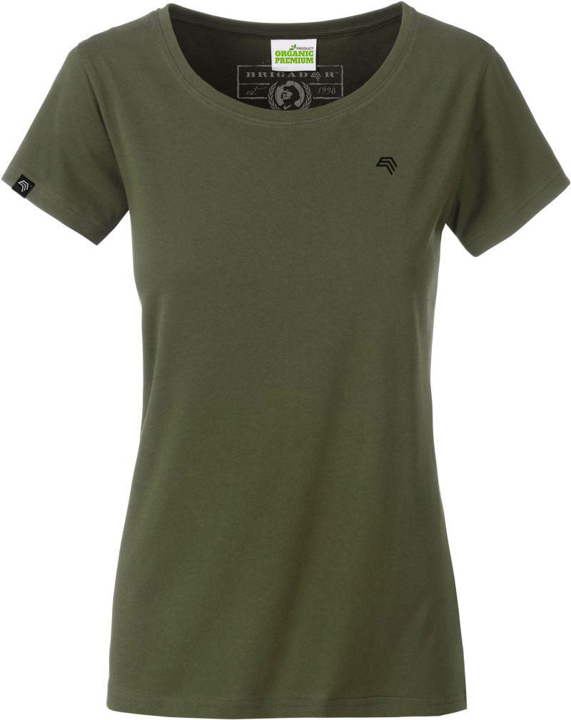 ― % ― JAN 8007  ― Damen Bio-Baumwolle T-Shirt Organic – Olive Grün [XS   2XL] Online