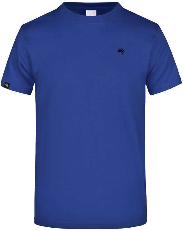 ― % ― JAN 0002  ― Herren Heavy Komfort T-Shirt - Dark Royal Blau [2XL] Schn?ppchen