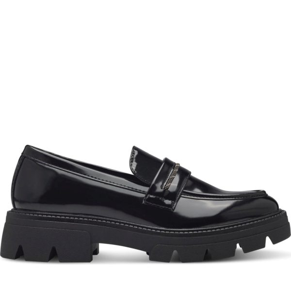 black elegant closed loafers Mode – Bild 2