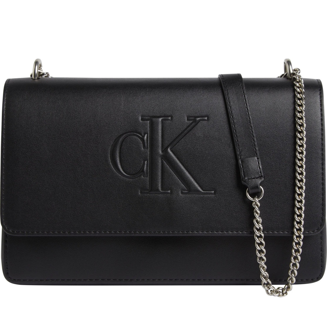 sculpted flap deboss crossbody Rabatt