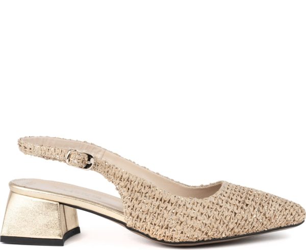 beige classic part-open pumps Rabatt – Bild 2