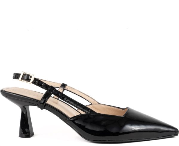black classic part-open pumps Online-Schn?ppchen – Bild 2
