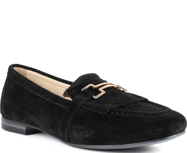 black classic closed loafers Mode