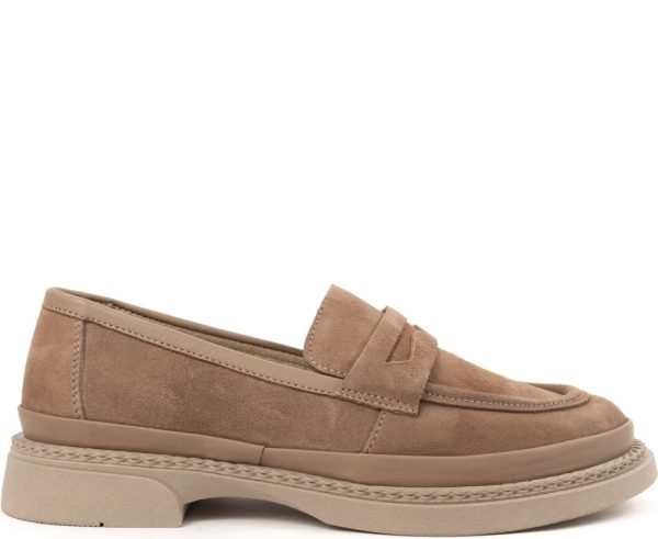 beige casual closed loafers Zu verkaufen – Bild 2