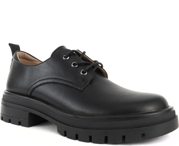 black elegant closed formal shoes Verkauf