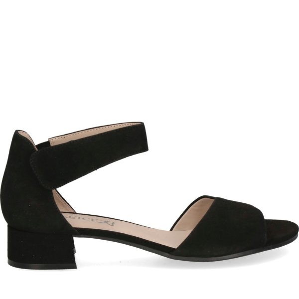 black suede casual open sandals Verkauf – Bild 2