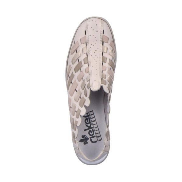 beige casual part-open sandals Im Angebot – Bild 4