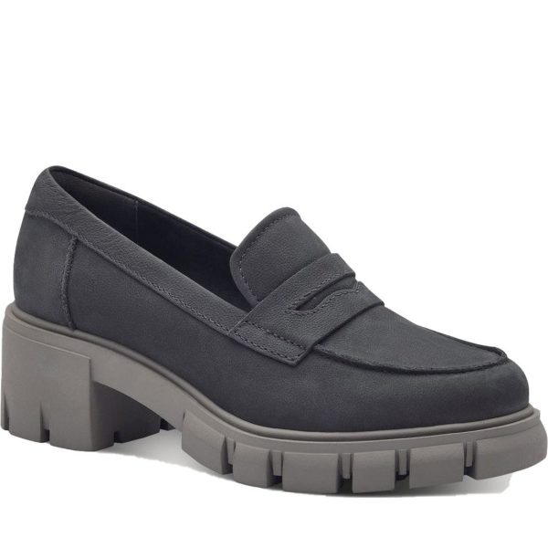 dark grey classic closed loafers Online-Verkauf