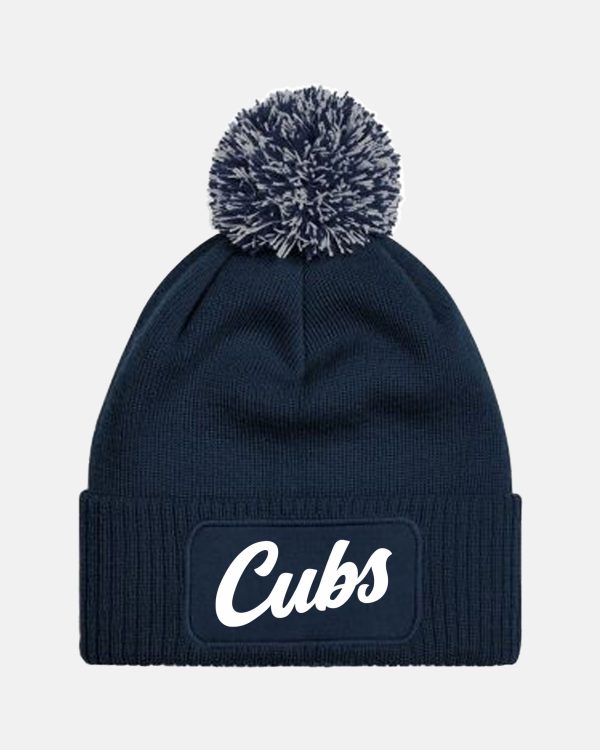 Diamond Pride PomPom Patch Beanie  Mühldorf Cubs , Script, navy blau Schn?ppchen