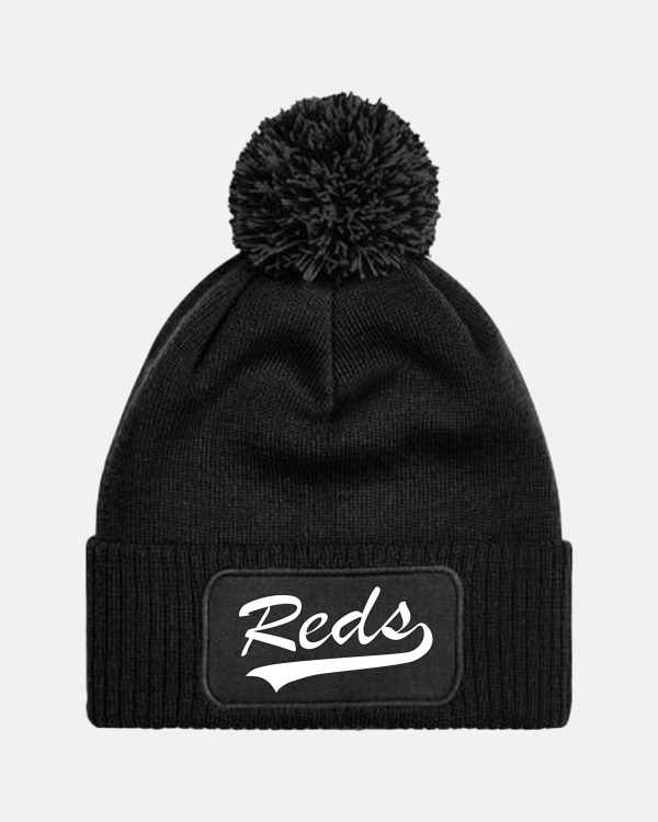 Diamond Pride PomPom Patch Beanie  Stuttgart Reds , Reds, schwarz Online-Schn?ppchen