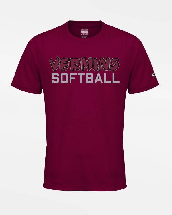 Diamond Pride Basic Functional T-Shirt   Wesseling Vermins , Old Vermins Softball, maroon-rot Angebot