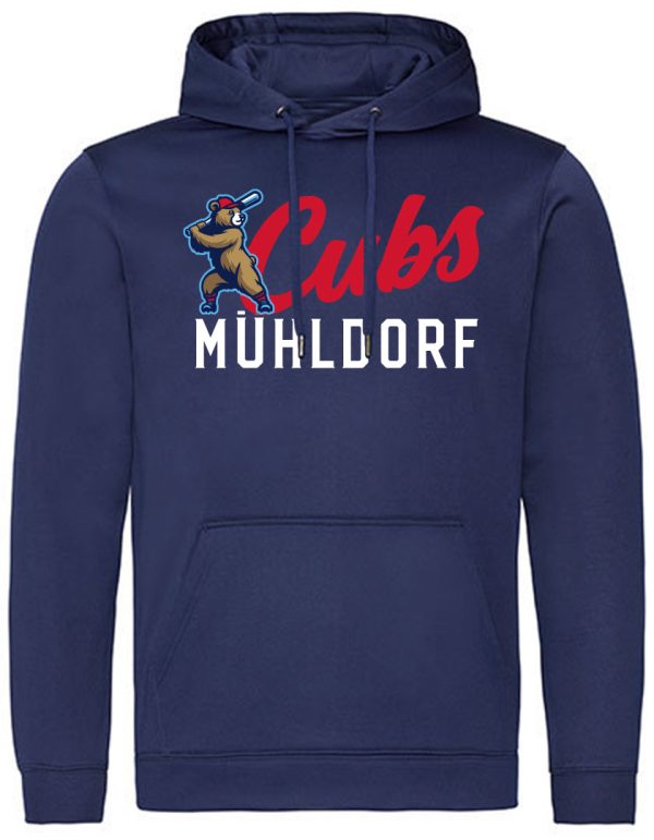 Diamond Pride Basic Functional Hoodie  Mühldorf Cubs , Primary Logo, navy blau Online-Verkauf